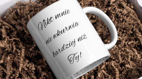 Kubek Ceramiczny Motywacyjny - Ale i tak Cię kocham 330/450ml - Idealny Prezent!